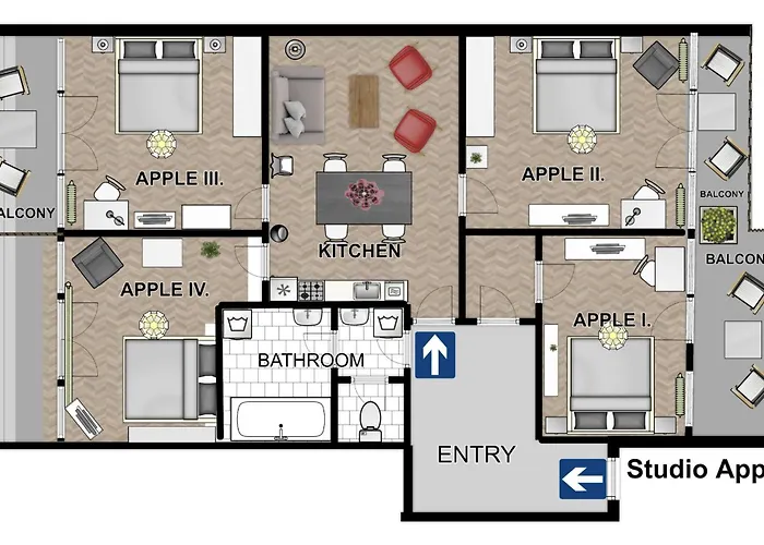 Apartment Apple Prague