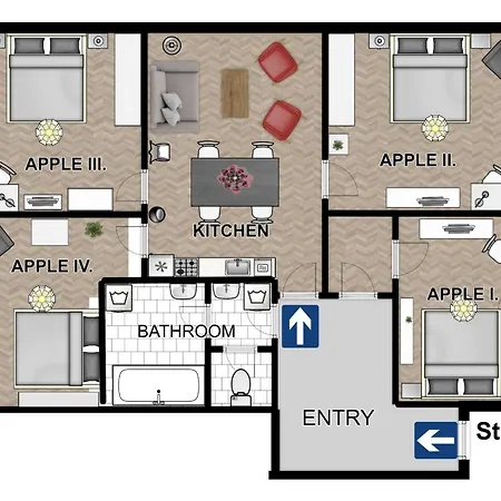 公寓 New Town - Apple 布拉格